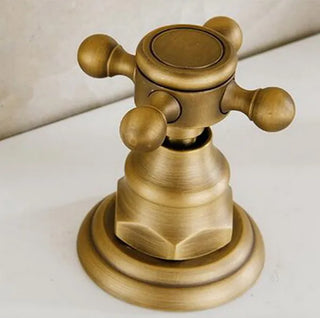 Tiera - Antique Brass Bathtub Shower Set 5 Piece
