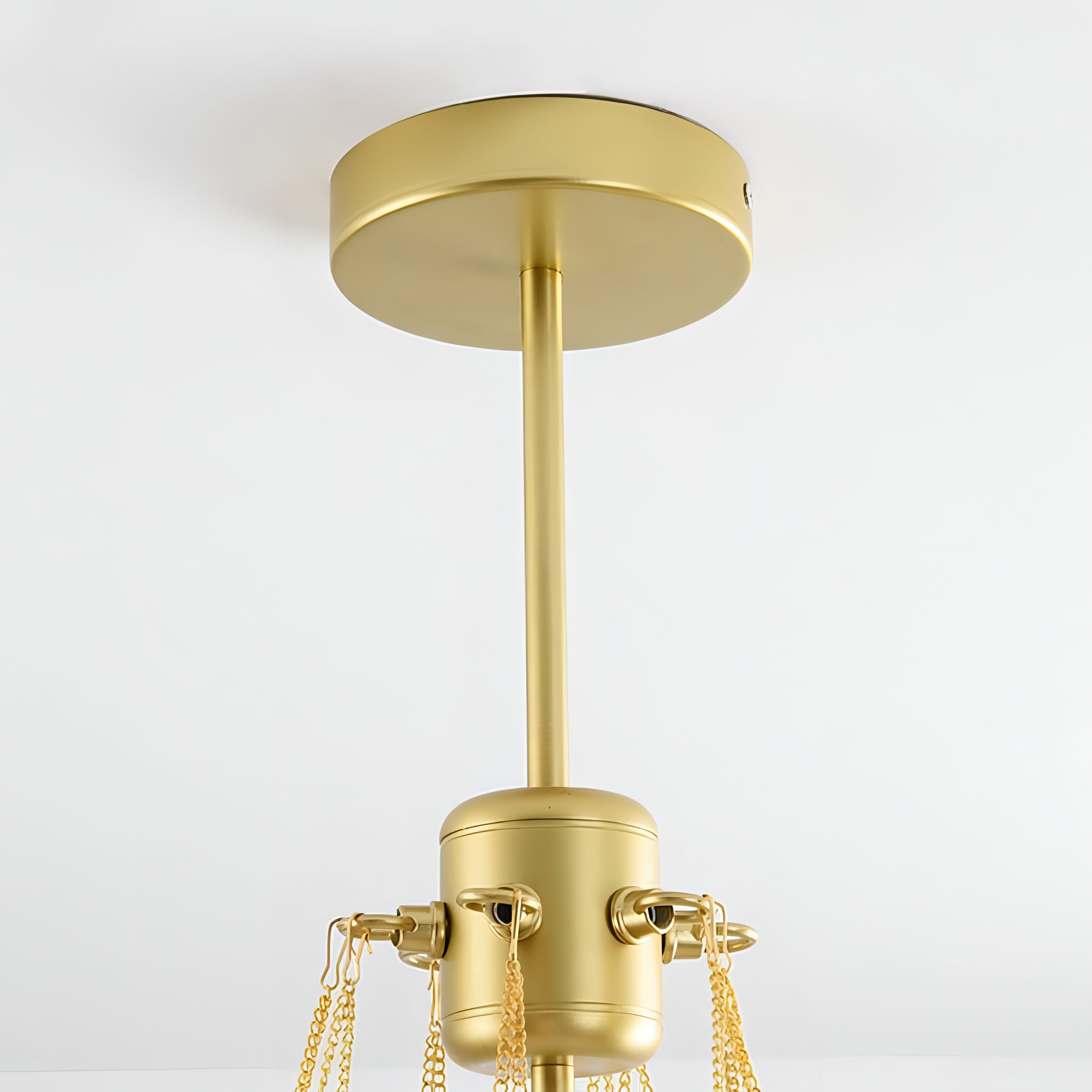 Armando - Frosted Multi Glass Ball Hanging Chain Ceiling Light Chandelier