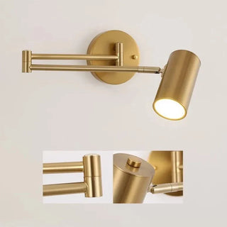 Delacruz - Folding Telescopic Rocker Long Rod Wall Light