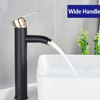 Siljia - Modern Straight Hot/Cold Mixer Basin Tap