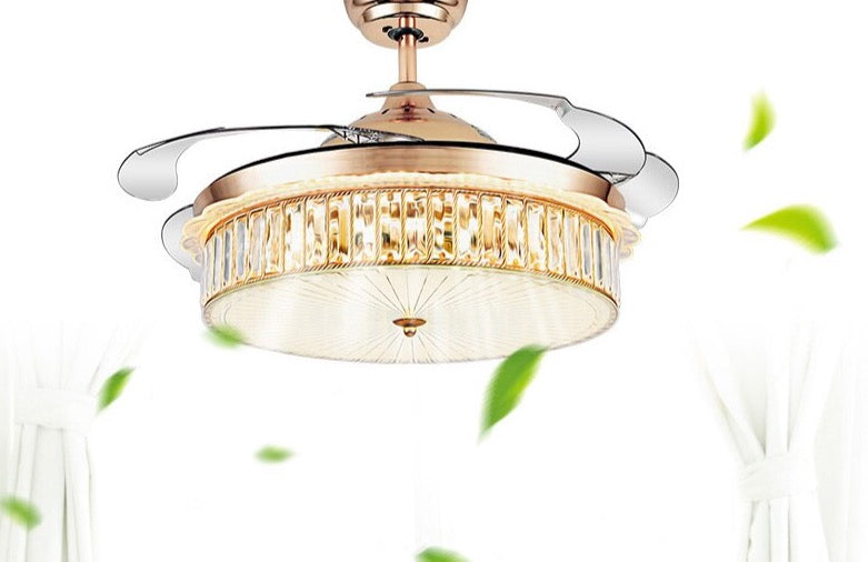 Orlagh - 42inch Chandelier Remote Control Ceiling Fan