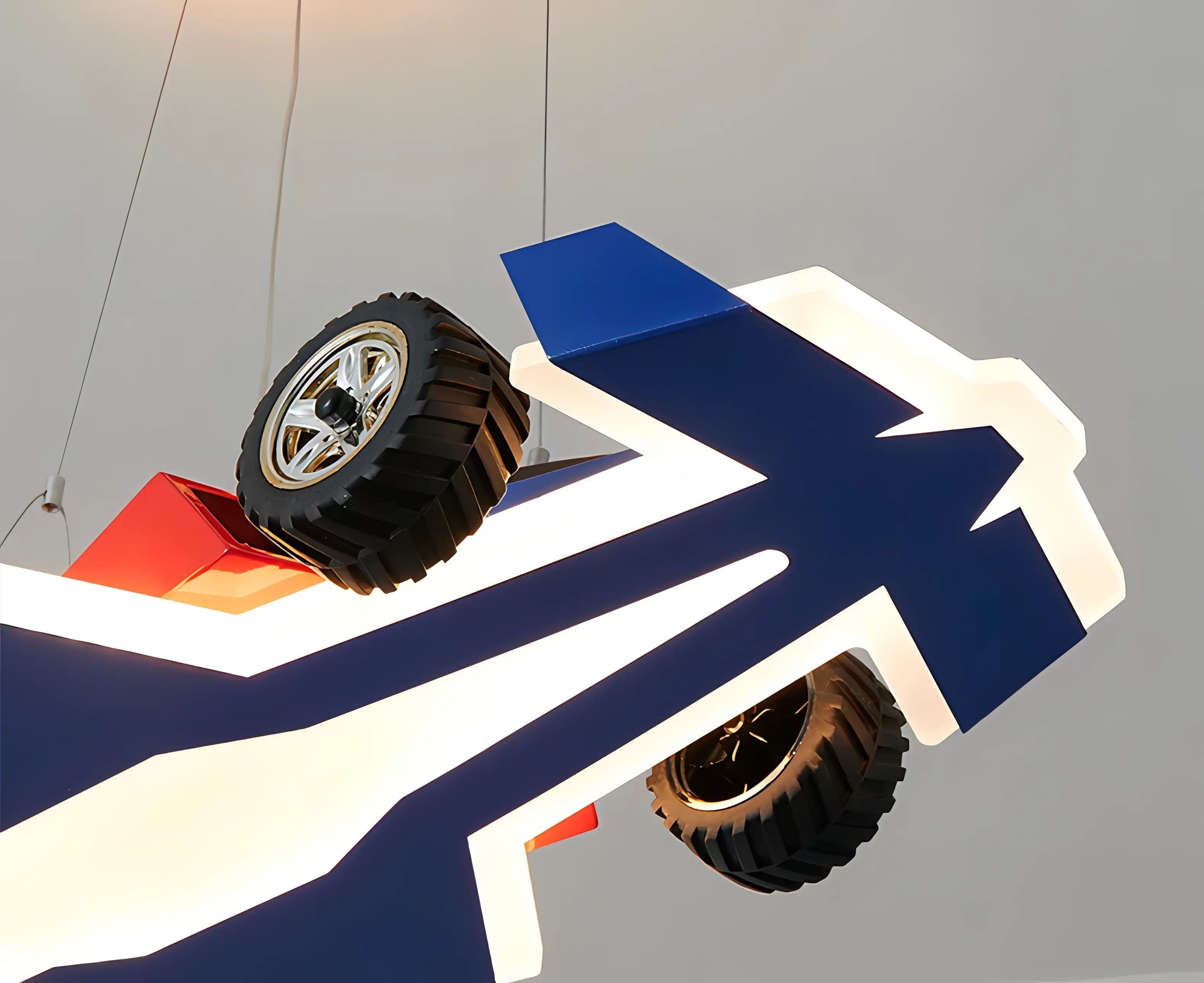 Copeland - LED Hanging Racing Car Children's Ceiling Light