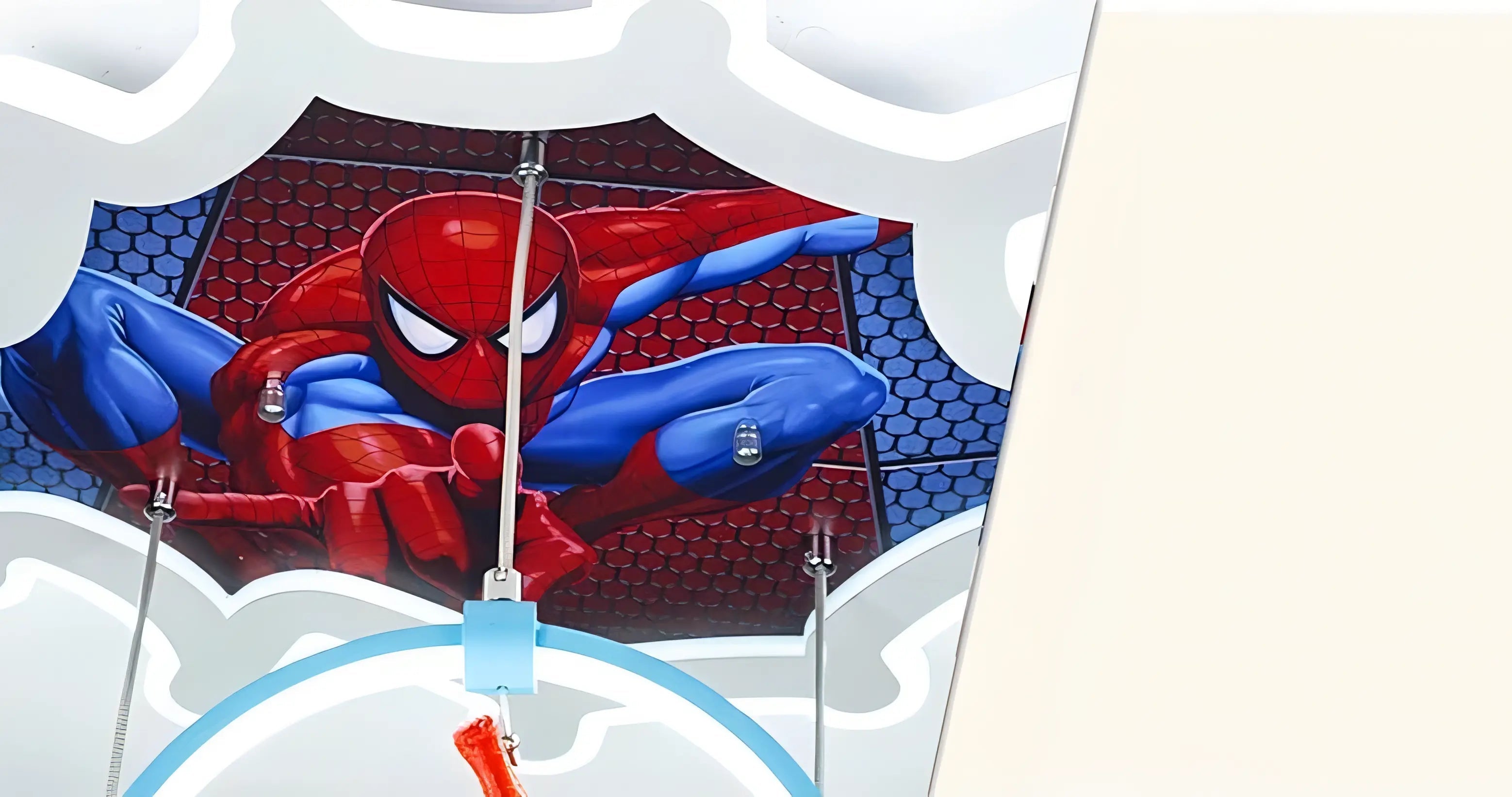 Devlin - Spider Man LED Cob-Web Children's Ceiling Light