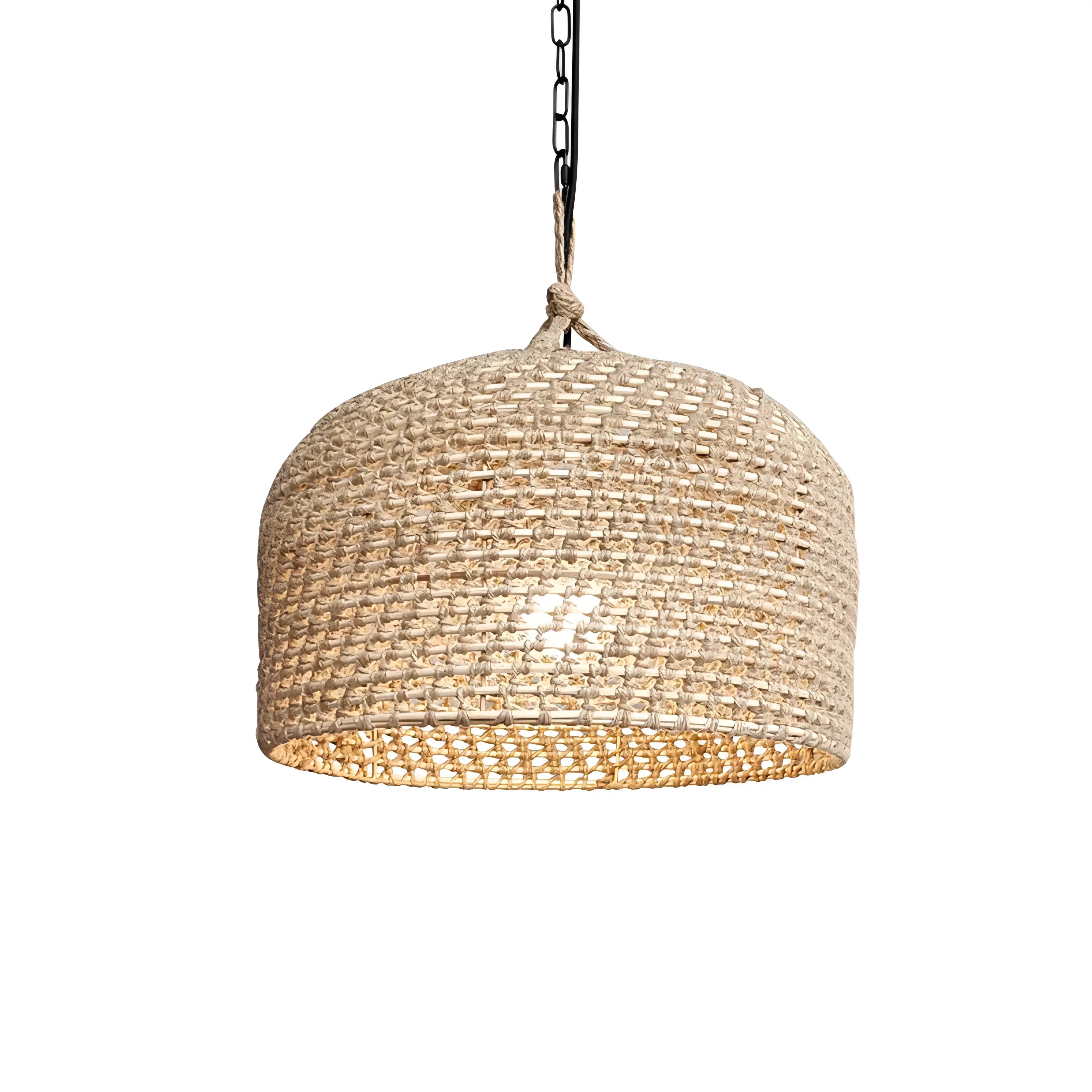 Padilla - Wicker Rattan Pendant Ceiling Light Handmade Japanese Style