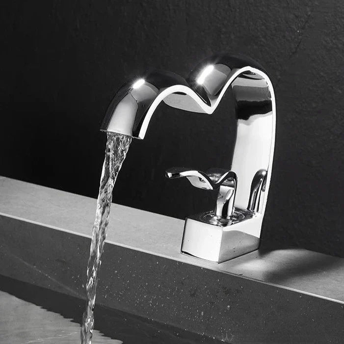 Britton - Love Heart Shaped Hot/Cold Mixer Basin Tap