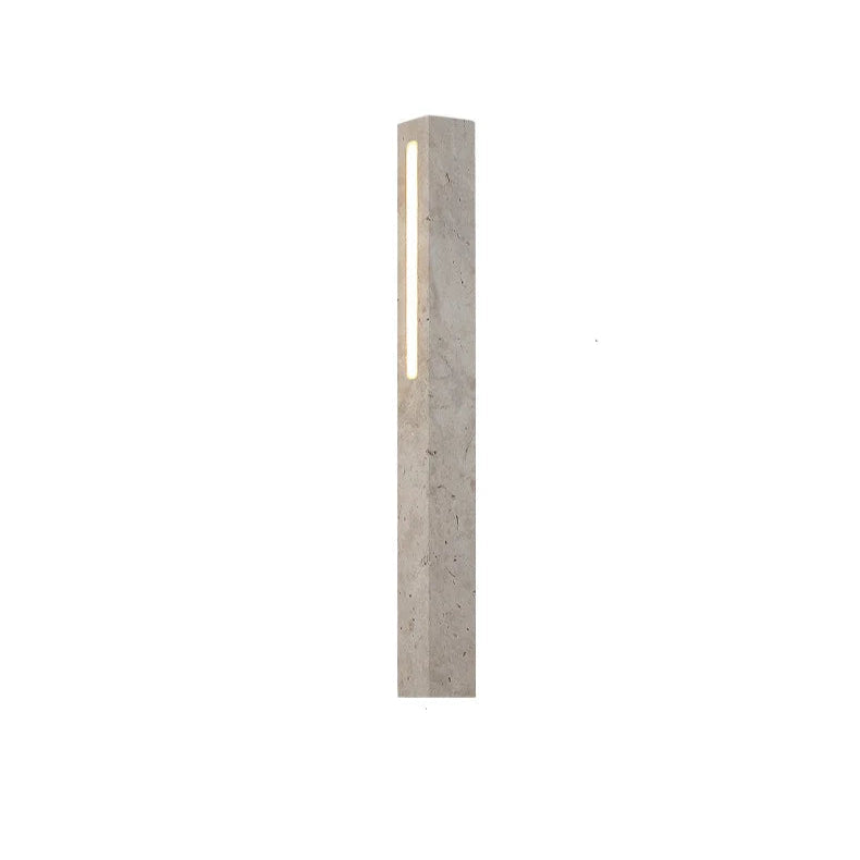 Malachi - Natural Thin Stone Slit LED Wall Light Modern Strip