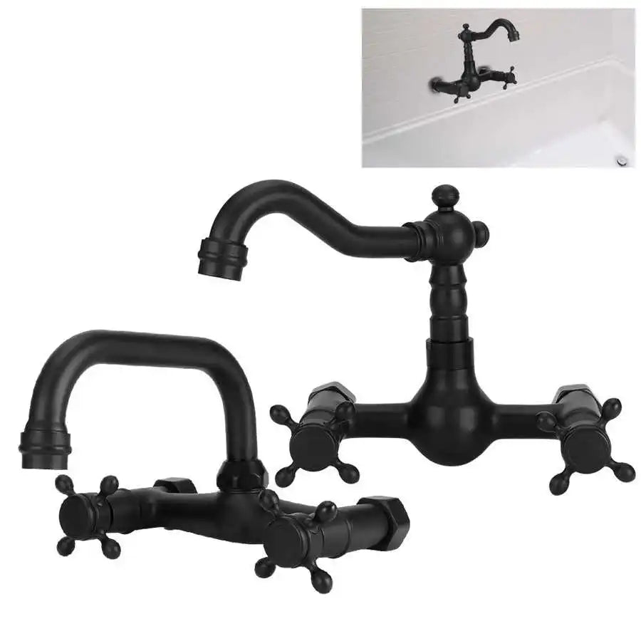 Stanford - Vintage Wall Mounted Bathtub/Basin Tap Dual Handle