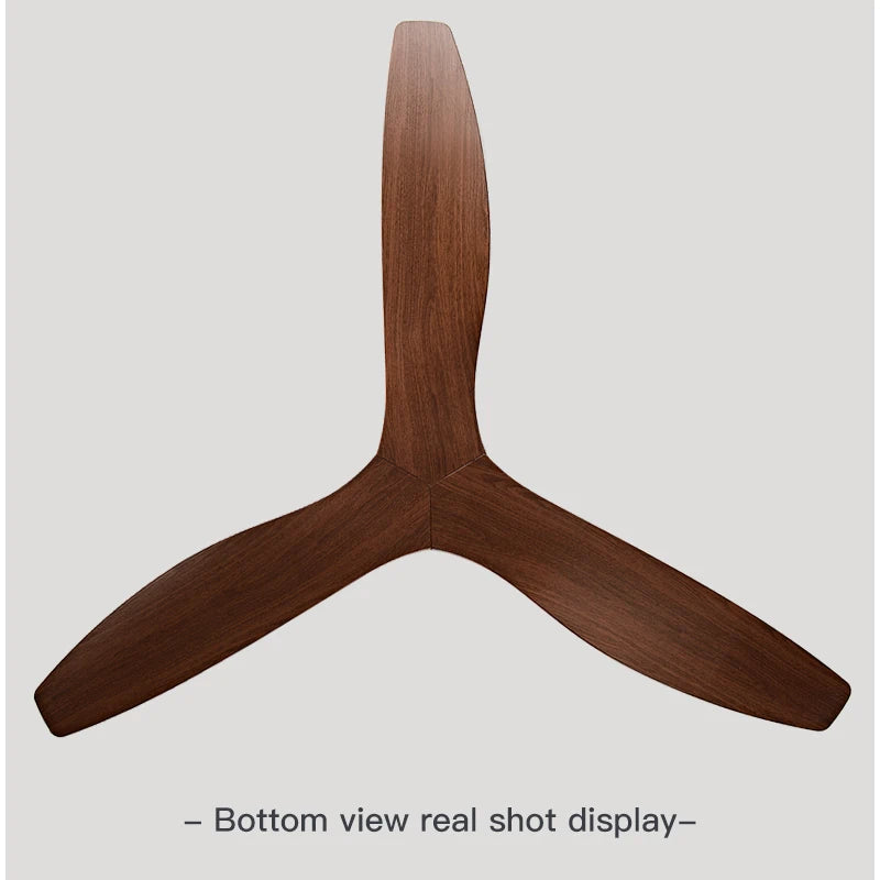Mckenzie - Modern Wooden Ceiling Fan with Nature-Inspired Blades
