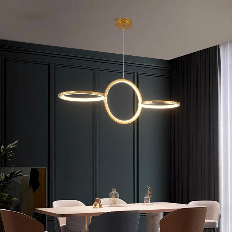 Ring Round Line Chandelier