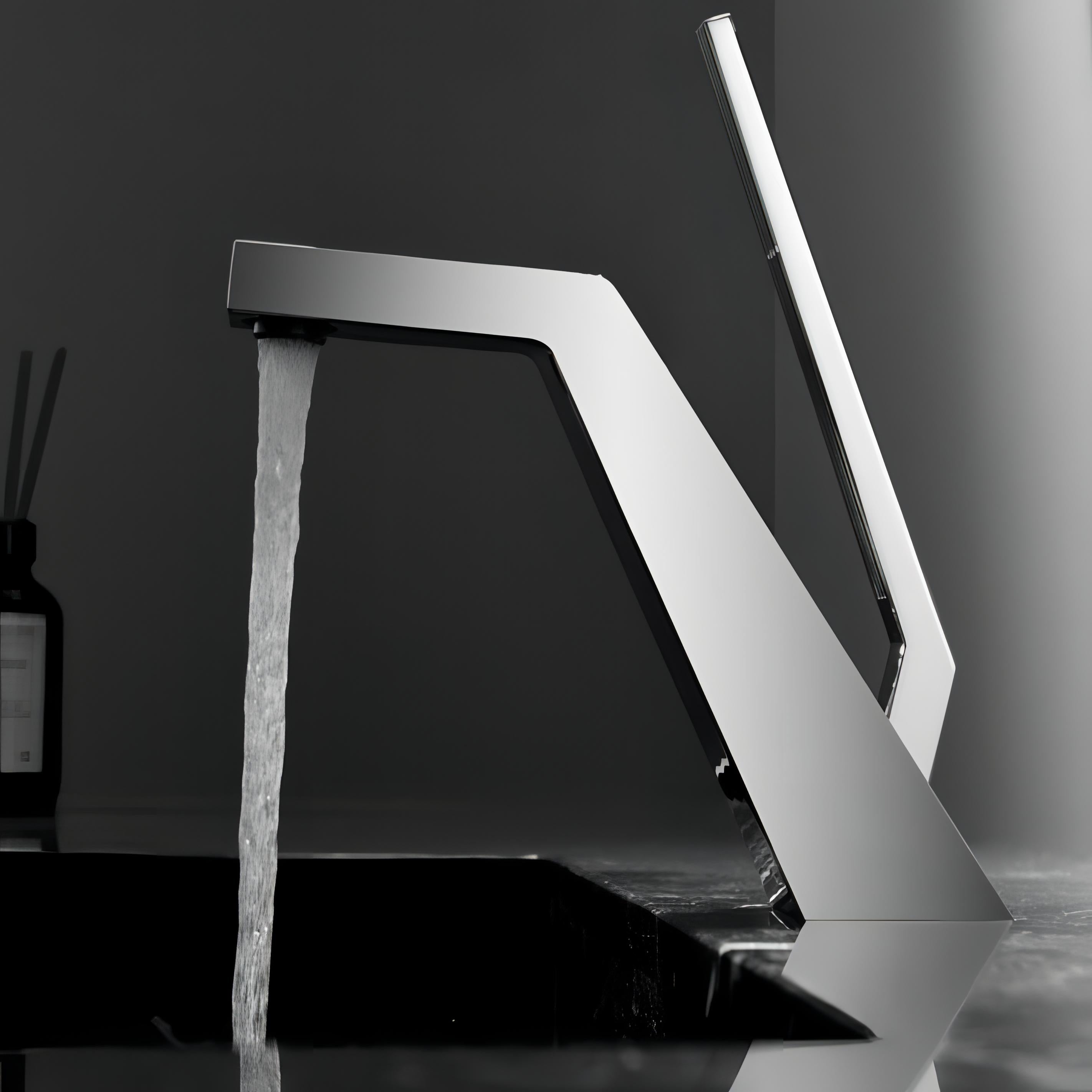 Iniyan - Modern Tall Brass Single Handle Mixer Basin Tap