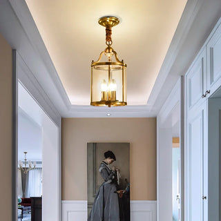 Erica -  Modern Golden Glass Pendant Chandelier