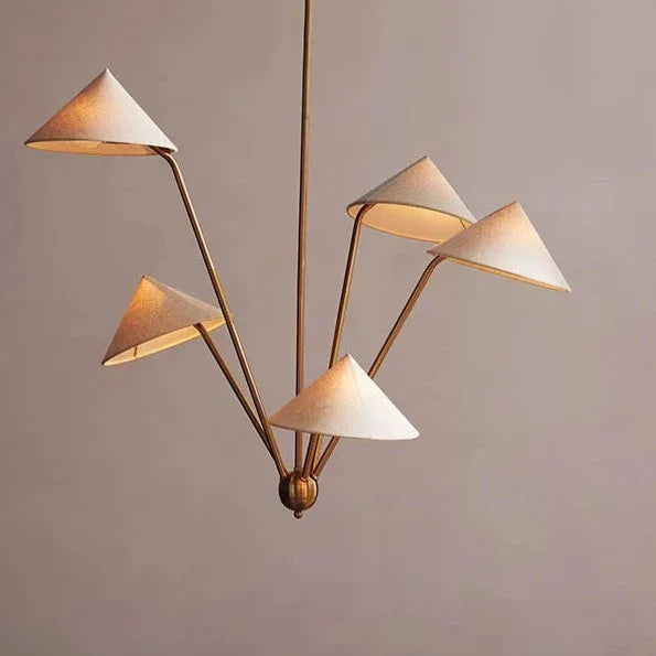 Della - Wabi-Sabi Japanse Cloth Hanging Ceiling Light