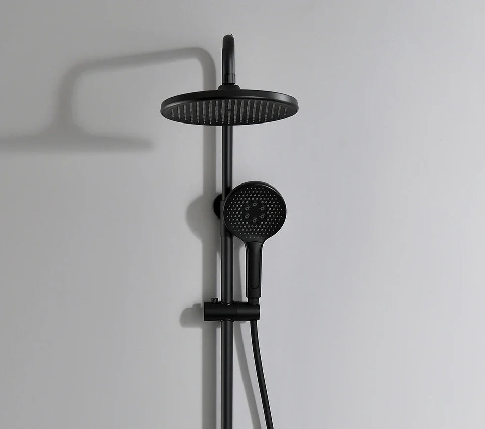 Rebeca - Modern 3-Way Rainfall Shower Set with Hand Shower