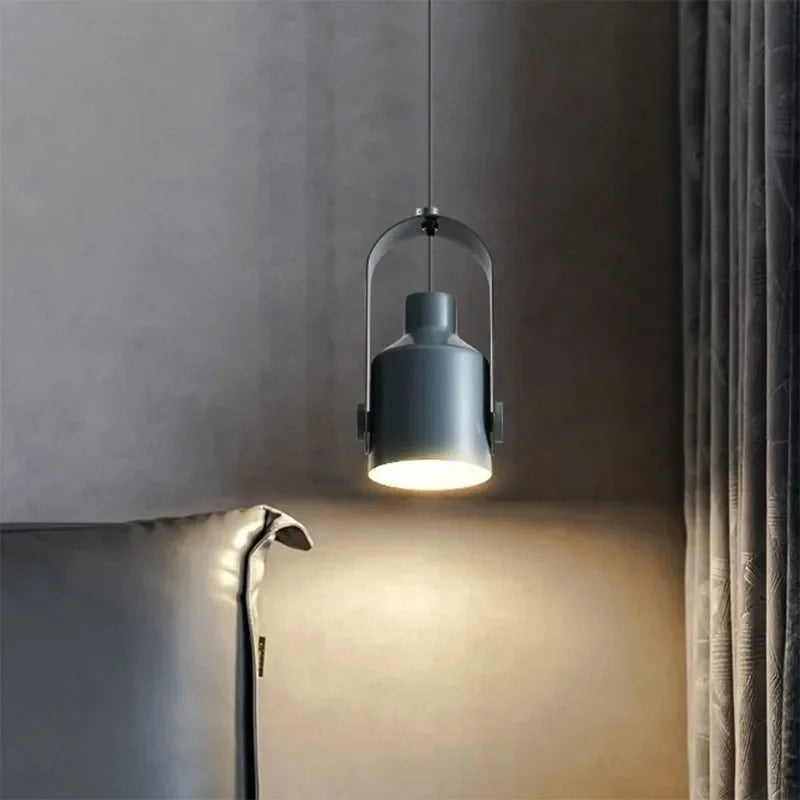 Alora - Nordic LED Macaron Iron Adjustable Pendant Ceiling Light