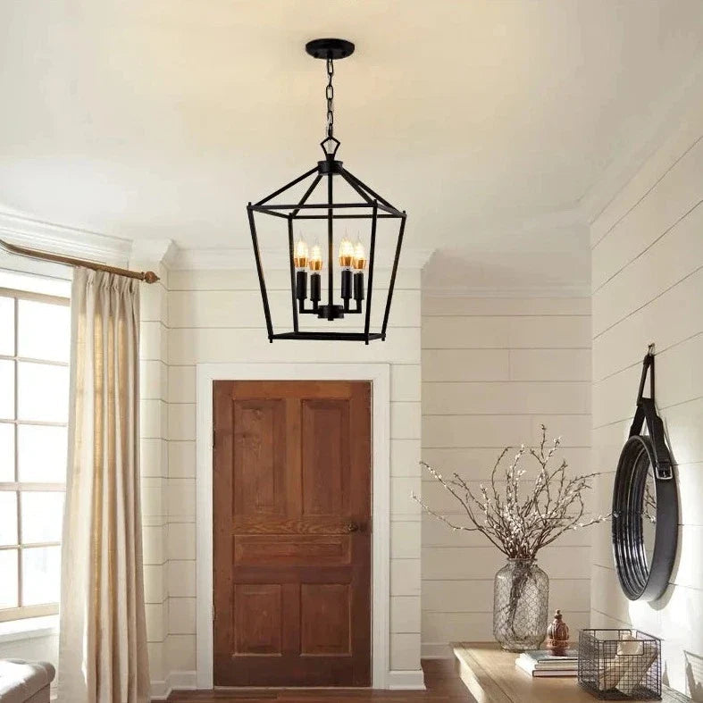 Jolie - Vintage Iron Birdcage Ceiling Light Chandelier