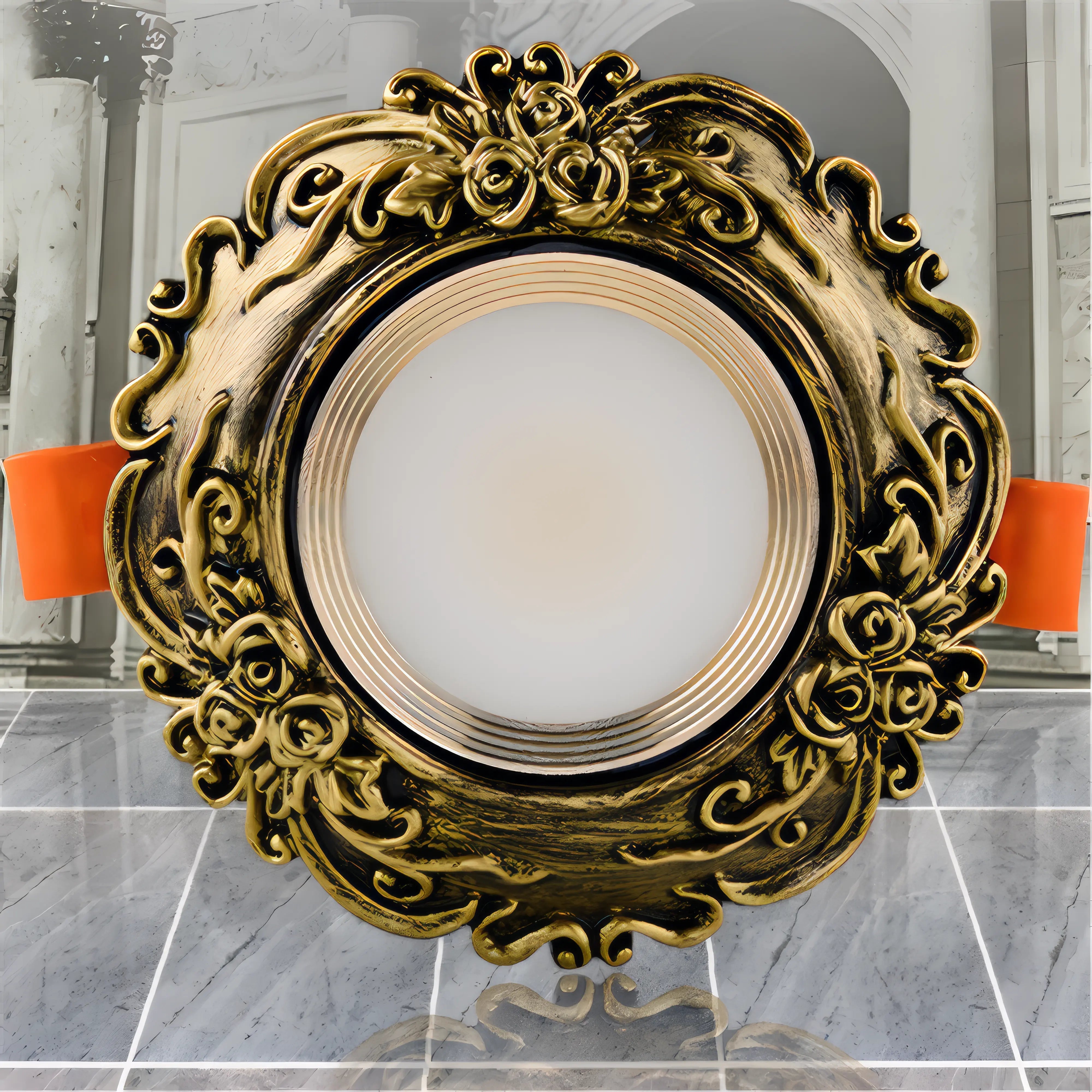 Callidora - Retro Gold Patterned European LED Ceiling Downlight