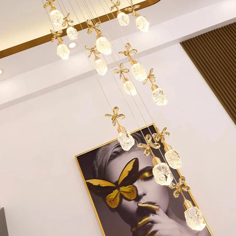 Vilhelmina - Crystal Pendant Ceiling Chandelier