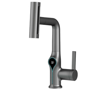 Kameron - Modern Waterfall Spout Tap with Digital Temperature Display