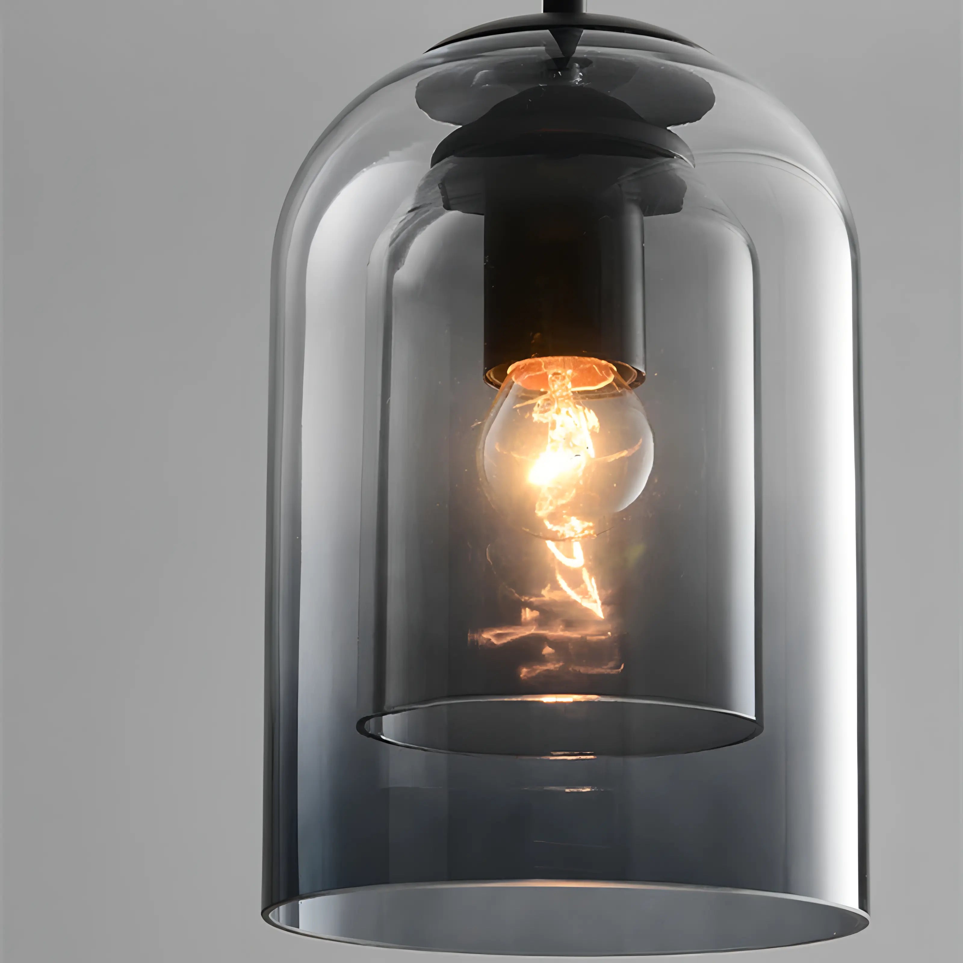 Olivia - Coloured Double Glass Shade Pendant Ceiling Light