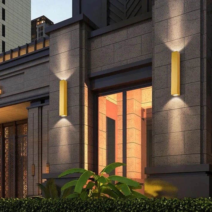 Mandy - Modern Outdoor Stainless Steel Up/Down LED Wall Light IP67