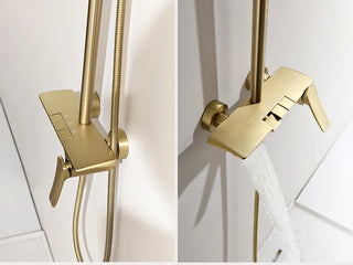 Rebeca - Modern 3-Way Rainfall Shower Set with Hand Shower