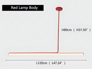 Mordechai - Modern LED Long Thin Light Bar Ceiling Light