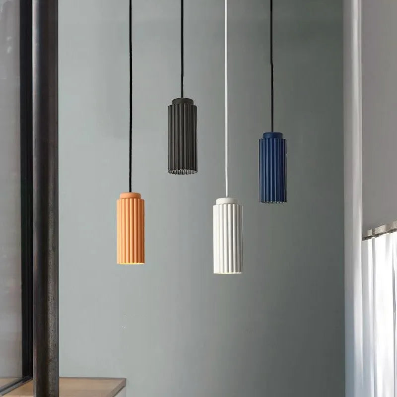 Eunike - Minimalist LED Tube Hanging Pendant Ceiling Light