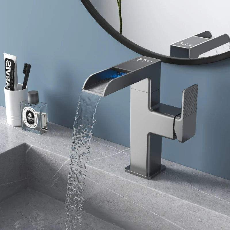 Bloom - LED Smart Light Temperature Digital Display Basin Tap