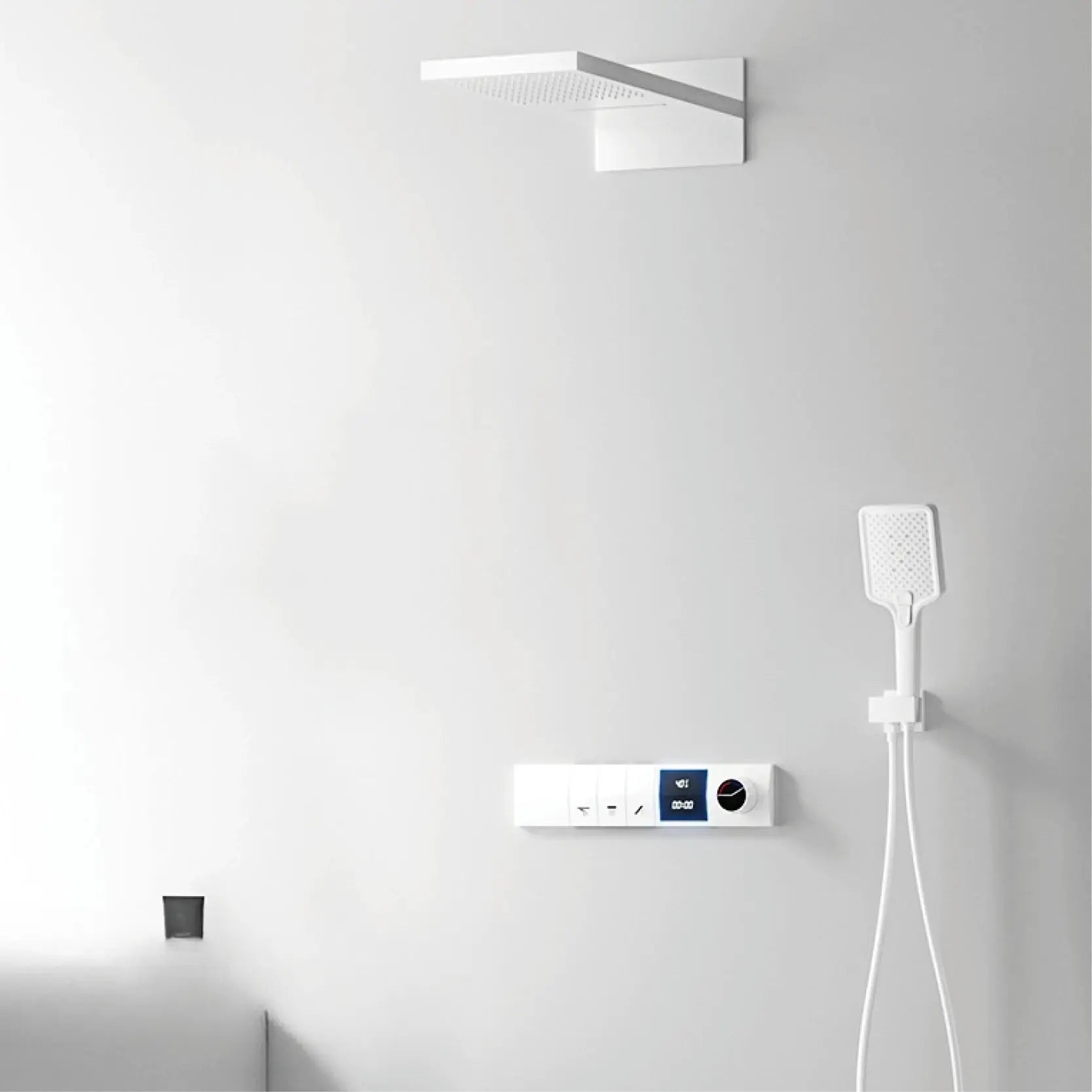 Castro - Brass LED Digital Shower System with Handheld Shower