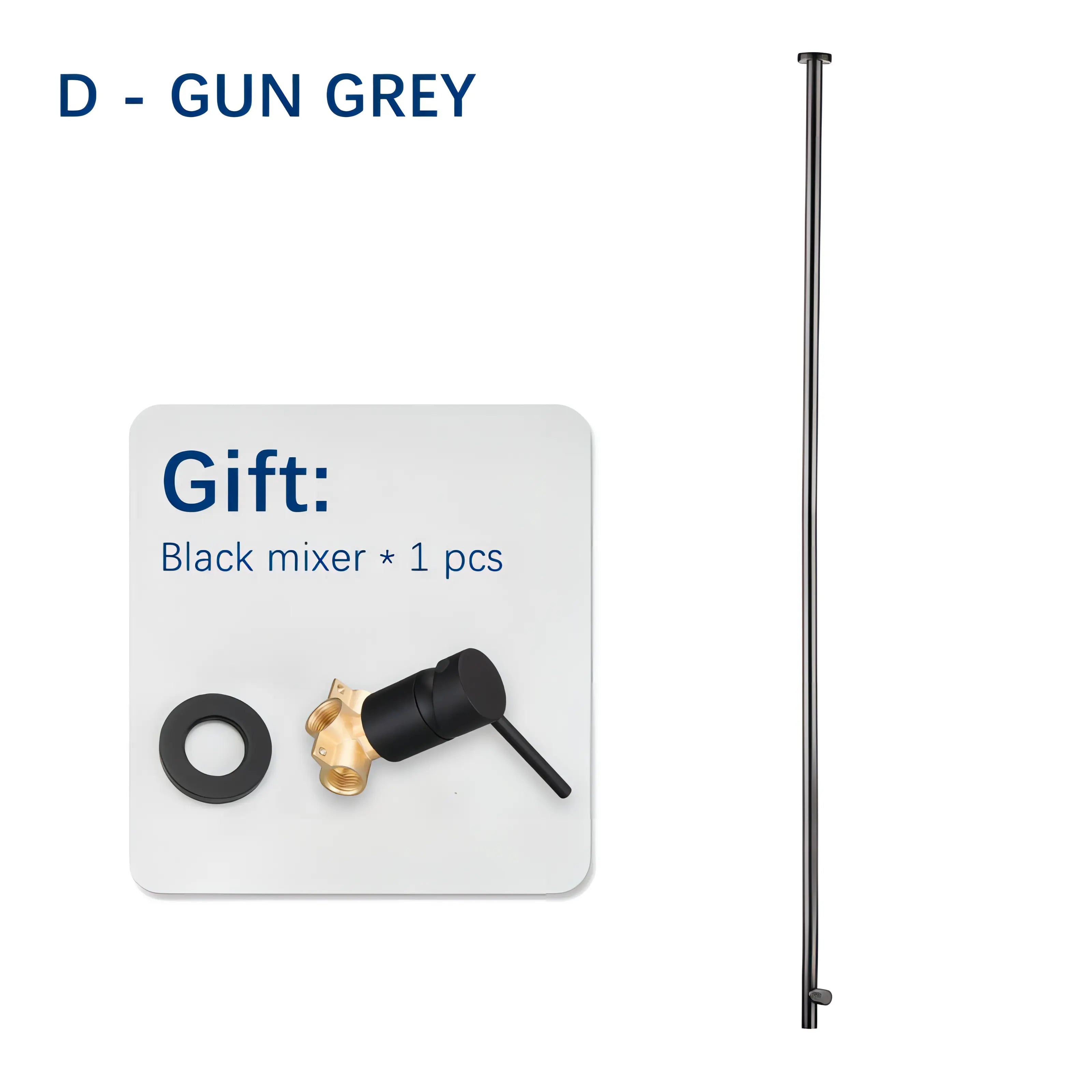 Arielle - Brass Modern Ceiling Mounted Bathroom Tap