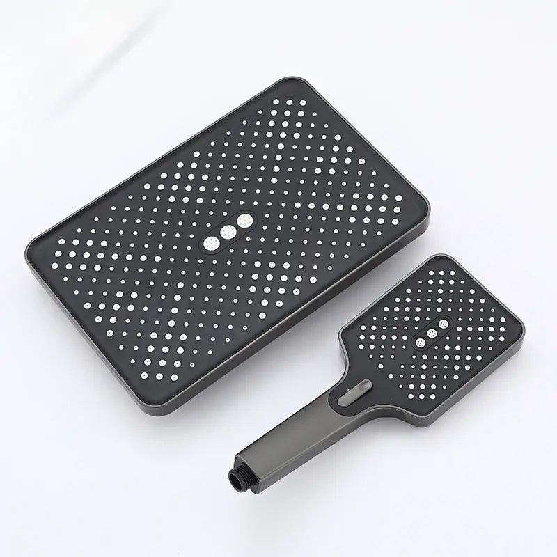 Desantis - Modern LED Rainfall Shower System with Temperature Display and Four Functions