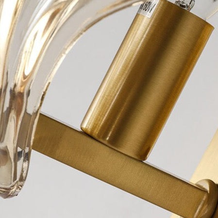 COAXOCH - Modern Minimalist Glass Shell Gold Wall Light