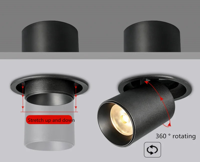 Moise - LED Recessed Rotating Ceiling Downlight
