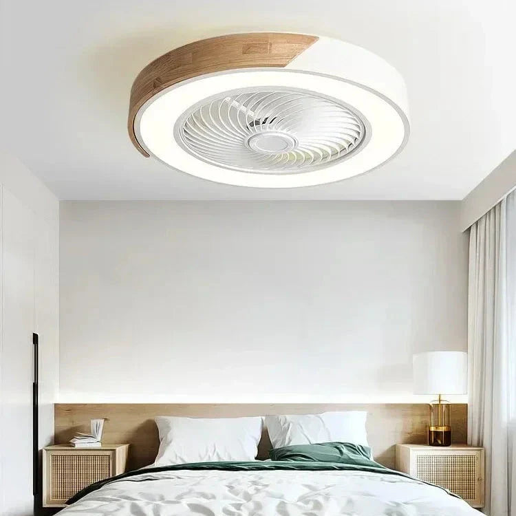 Varun - LED Round Nordic Modern Smart Ceiling Fan with LED Light
