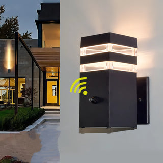 Mariah - Up/Down Rectangle Black Smart Wall Light
