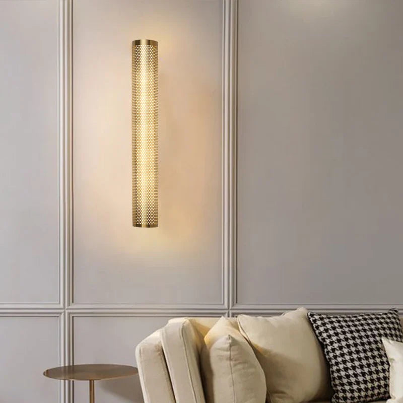 Gaetana - Modern Luxury Gold Metal Multi Hole Beam Wall Light