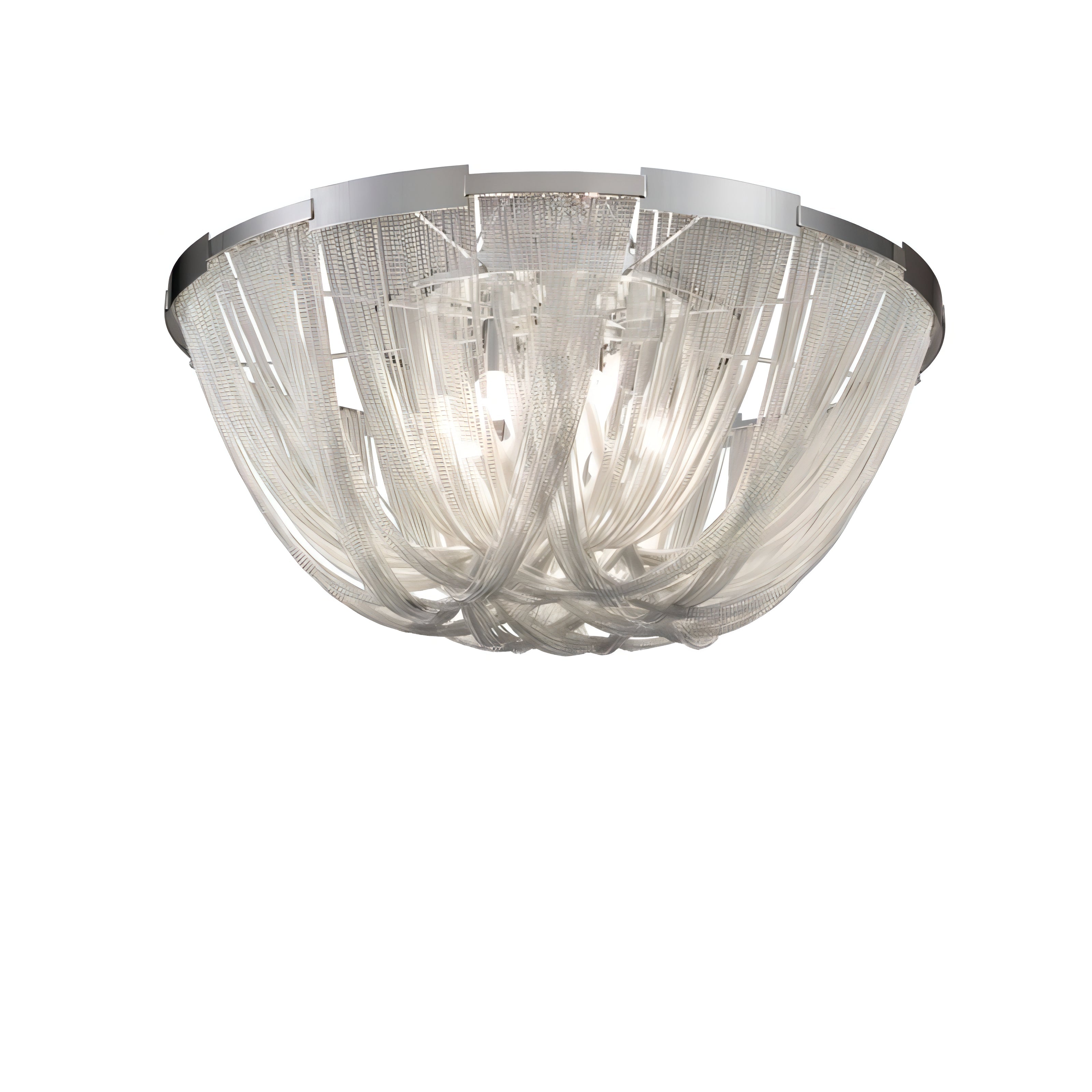 Kannon - Semi Flush Chain Tassel Hanging Ceiling Light Chandelier