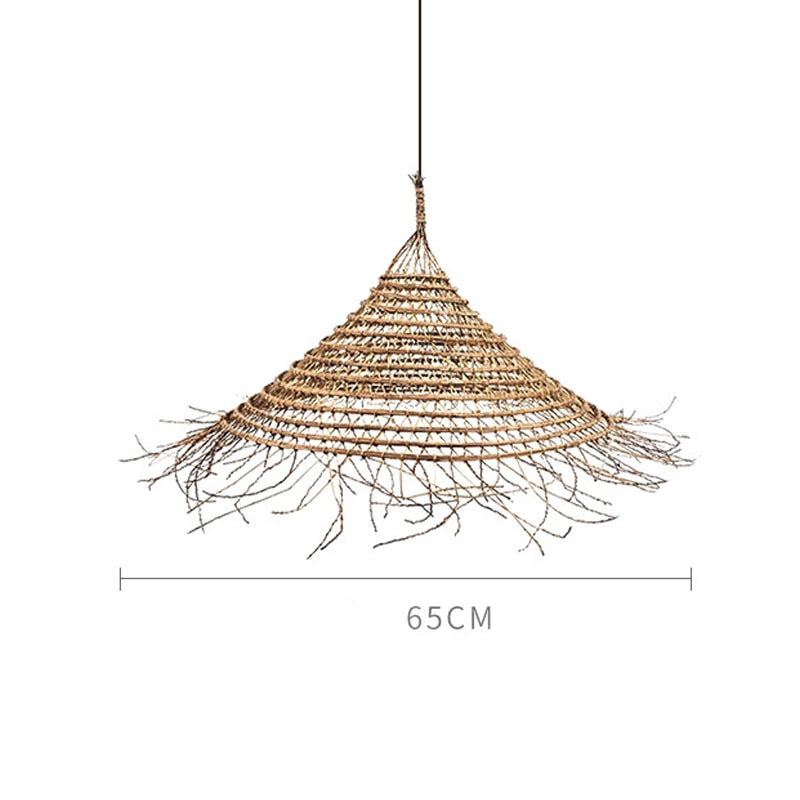 DAMBUDZO - Retro Bamboo Natural Ceiling Light