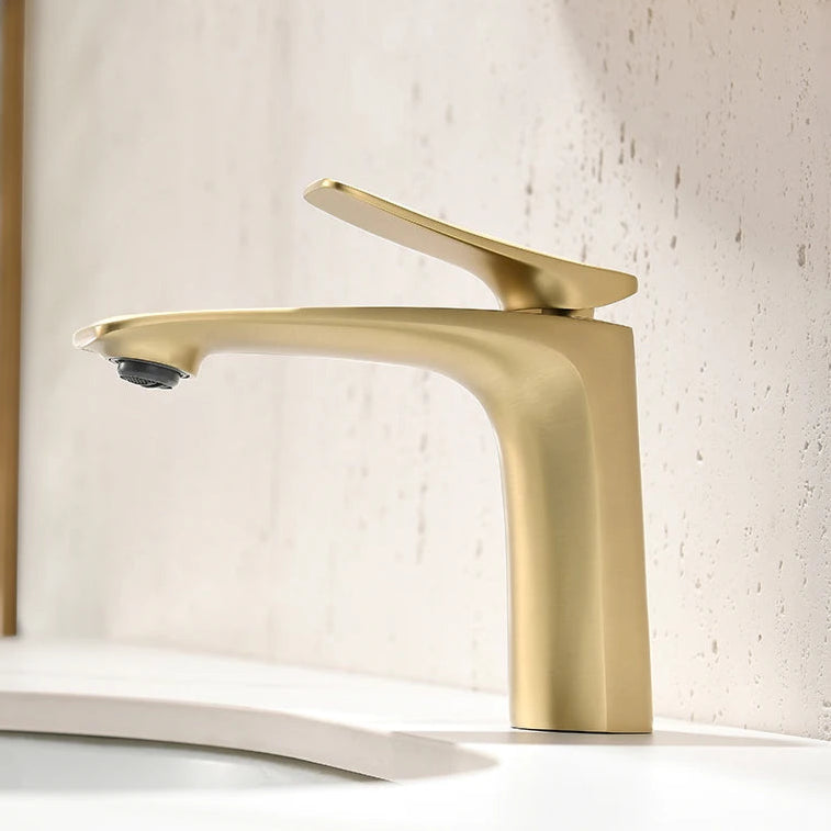 Ashely - Modern Single Handle Hot & Cold Water Bathroom Tap