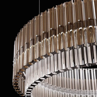 Lana - Modern Golden Glass Pendant Chandelier
