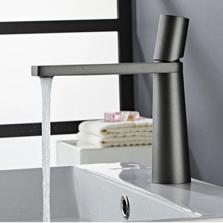 Yoselin - Modern Rectangular Spout Single-Handle Bathroom Tap