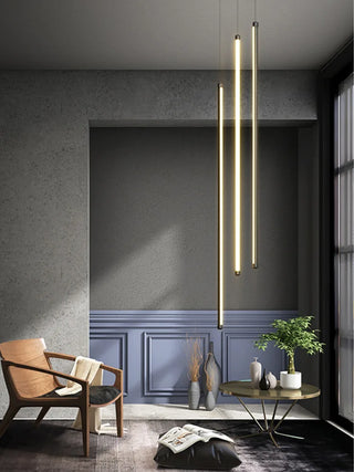 Gaston - Modern LED Strip Bar Hanging Ceiling Chandelier
