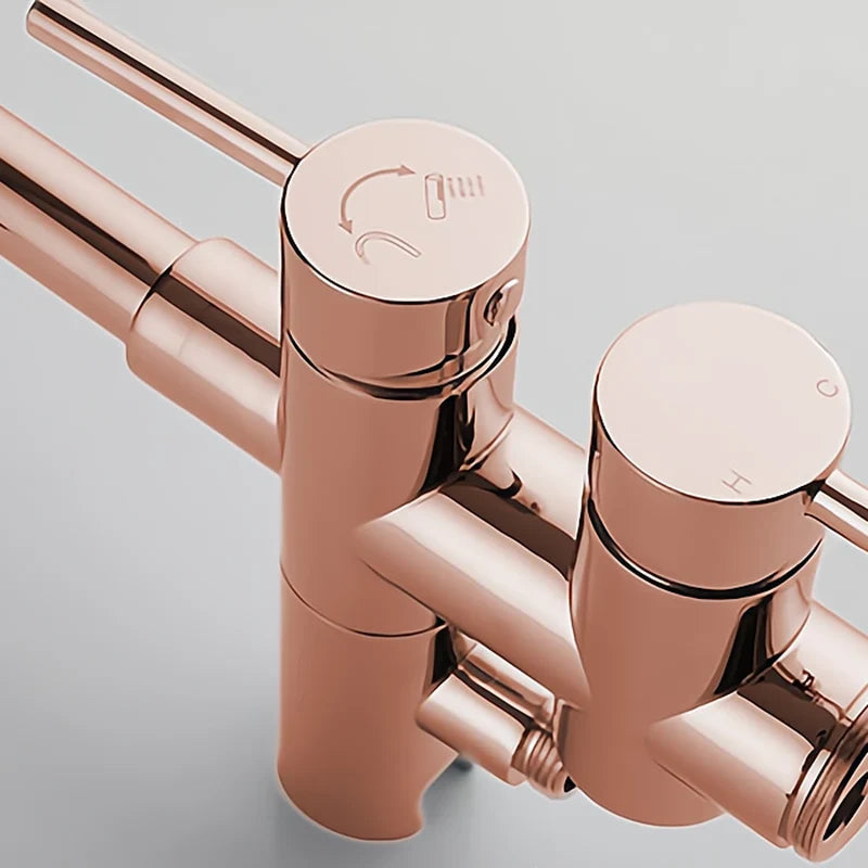 Vernon - Freestanding Floor Mount Bathtub Tap Set with Handheld Shower