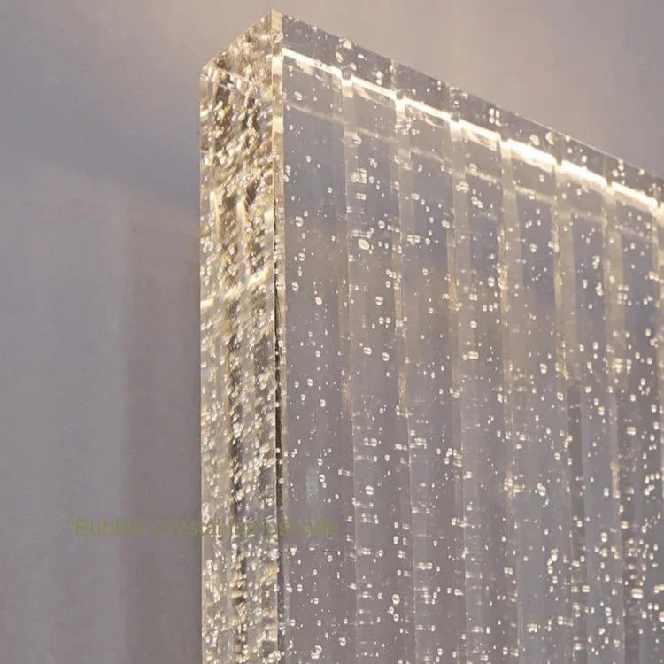 Tania - Speckled Bubble Glass Up Modern Wall Light
