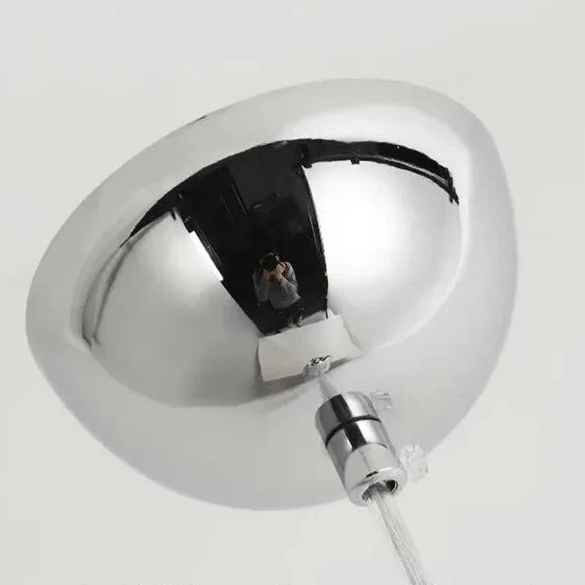 Meza - LED Stained Glass Pendant Rock Ceiling Light