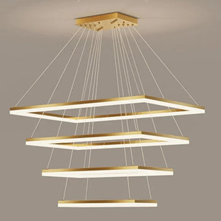 Aoede Hanging Rectangle Modern Chandelier