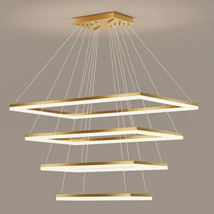 Aoede Hanging Rectangle Modern Chandelier