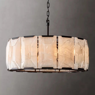 Naitis - Retro Vintage Marble Shade Ceiling Light Chandelier