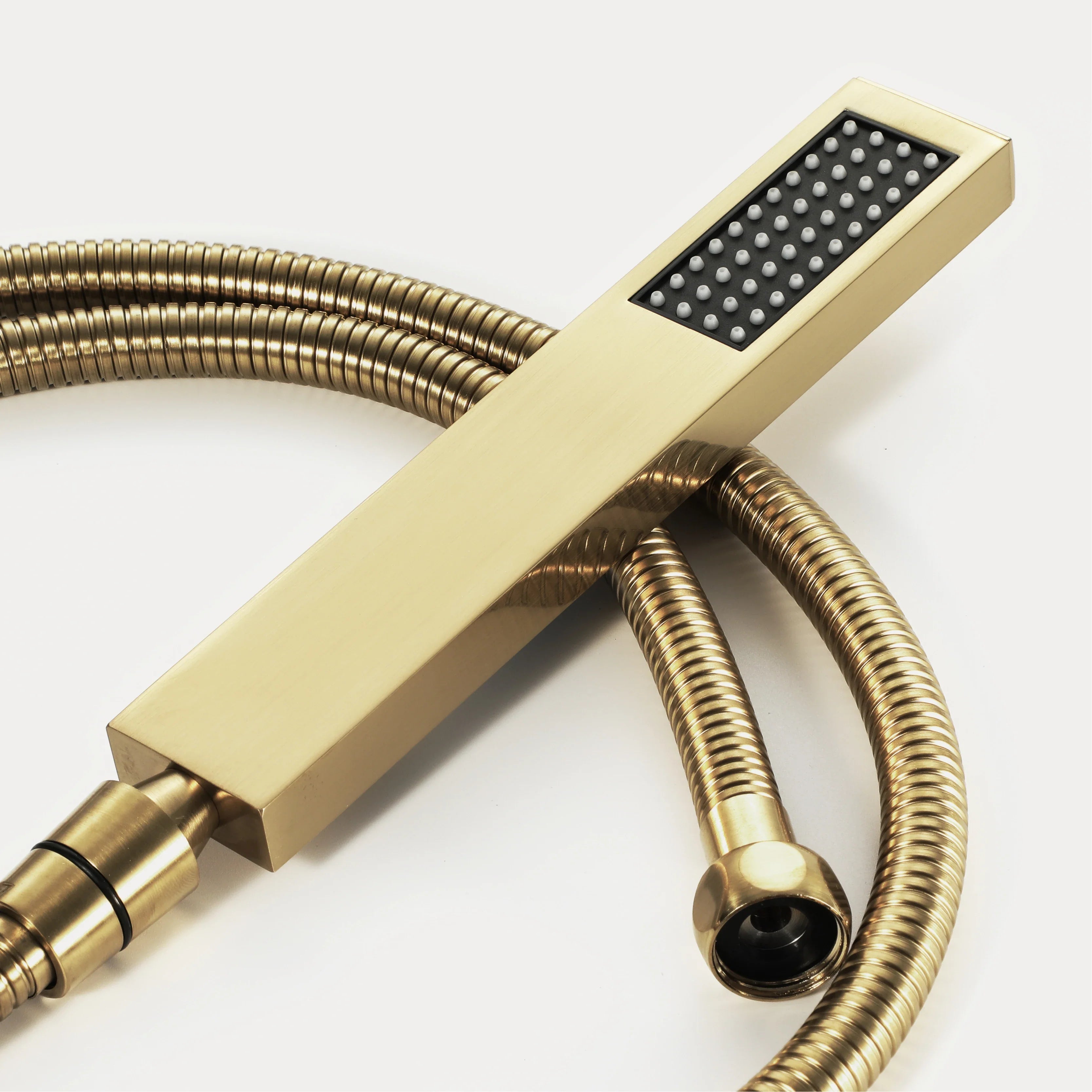 Ochoa - Modern Ceiling Waterfall 16 Inch Head LED Multi Function with Handheld Mini Sprayer