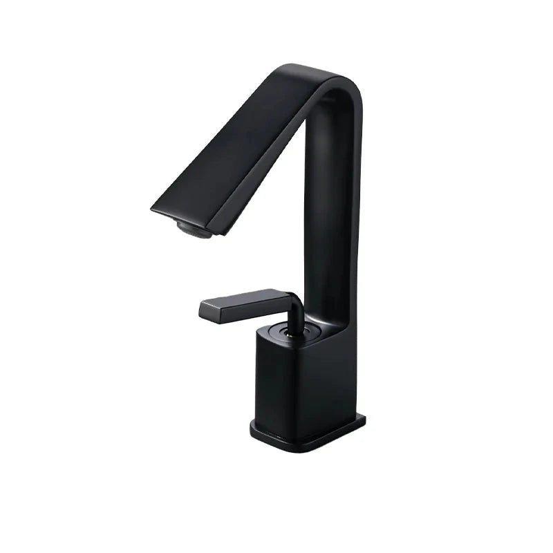 Ken - Modern Angular Spout Single Handle Bathroom Tap